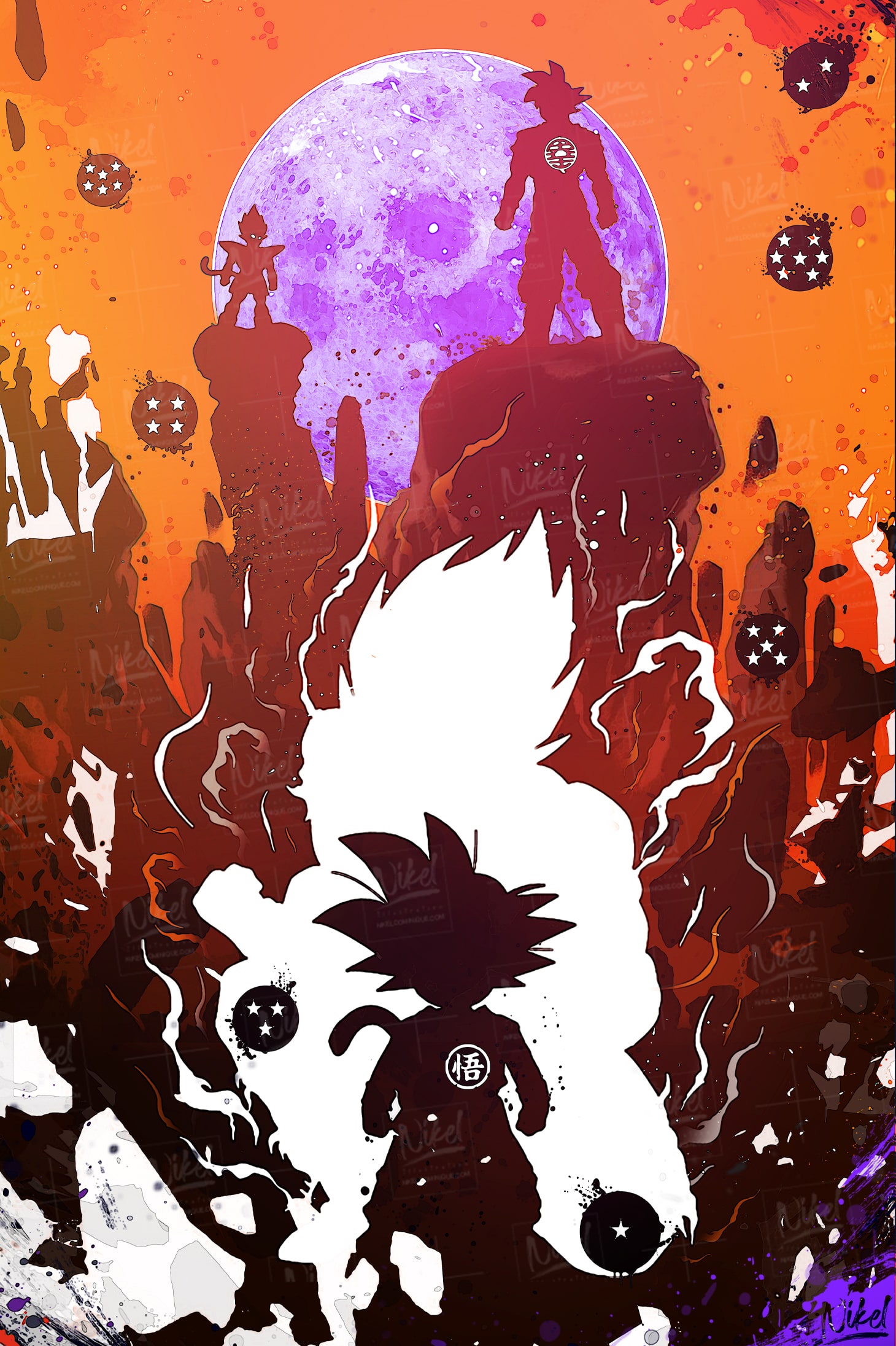 Galerie œuvres personnalisées : Nikel Illustration : Transformez vos murs en galerie.